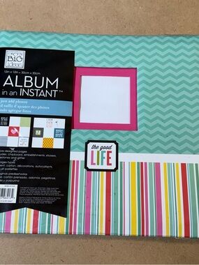 Me & My Big Ideas 'The Good Life' Turquoise and Pink Photo Album